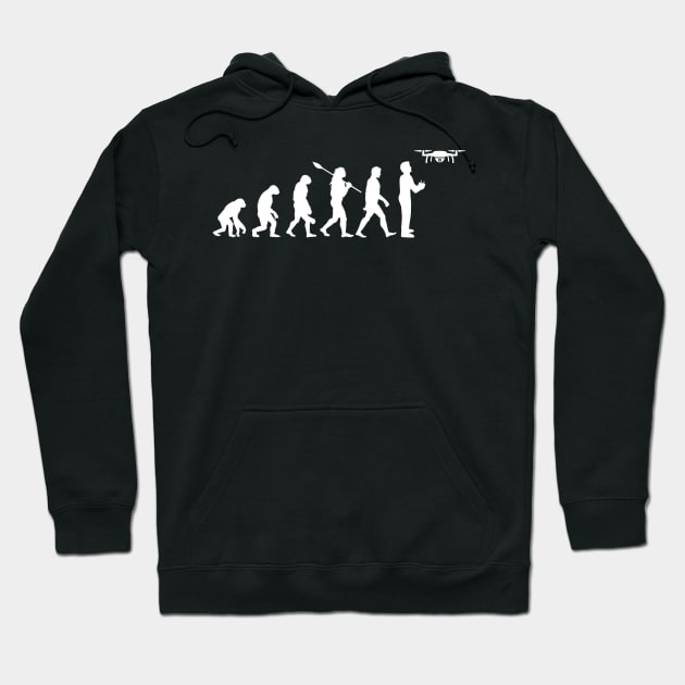 Funny Evolution Of Drone Hoodie by nicolinaberenice16954